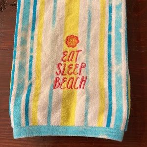 Eat, Sleep, Beach Sonoma hand towel